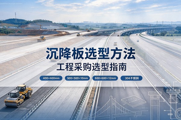 突泉沉降板选择方法