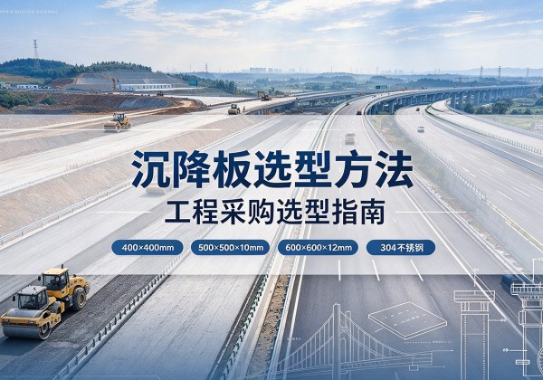 突泉沉降板选择方法